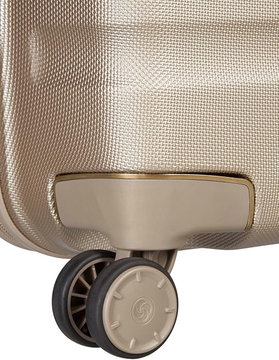 samsonite splendor spinner ivory gold
