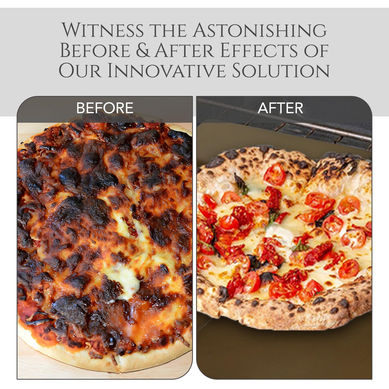 Premium Pizza Stone for Oven | Small But Expandable By Purchasing Two or More | Perfect Crispy Crusts | Durable Pizza Steel Stone | Deluxe Pizza Stone Offering Easier Cleaning, Handling and Storage