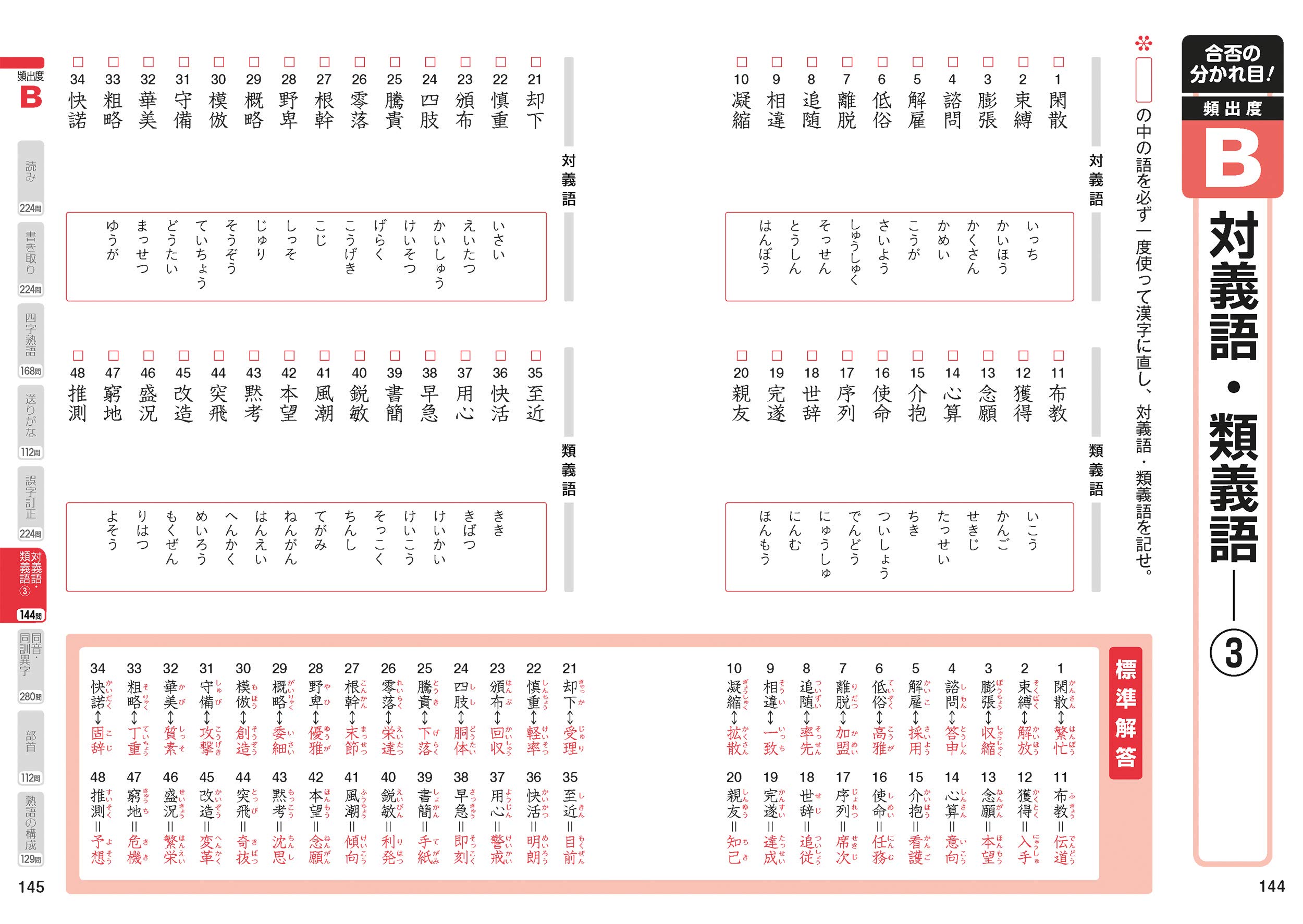 漢字検定準2級 頻出度順 問題集 高橋の漢検シリーズ Amazon Com Books