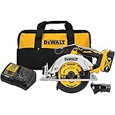 DEWALT 20V MAX* Circular Saw, 6-1/2-Inch, Cordless Kit (DCS565P1)
