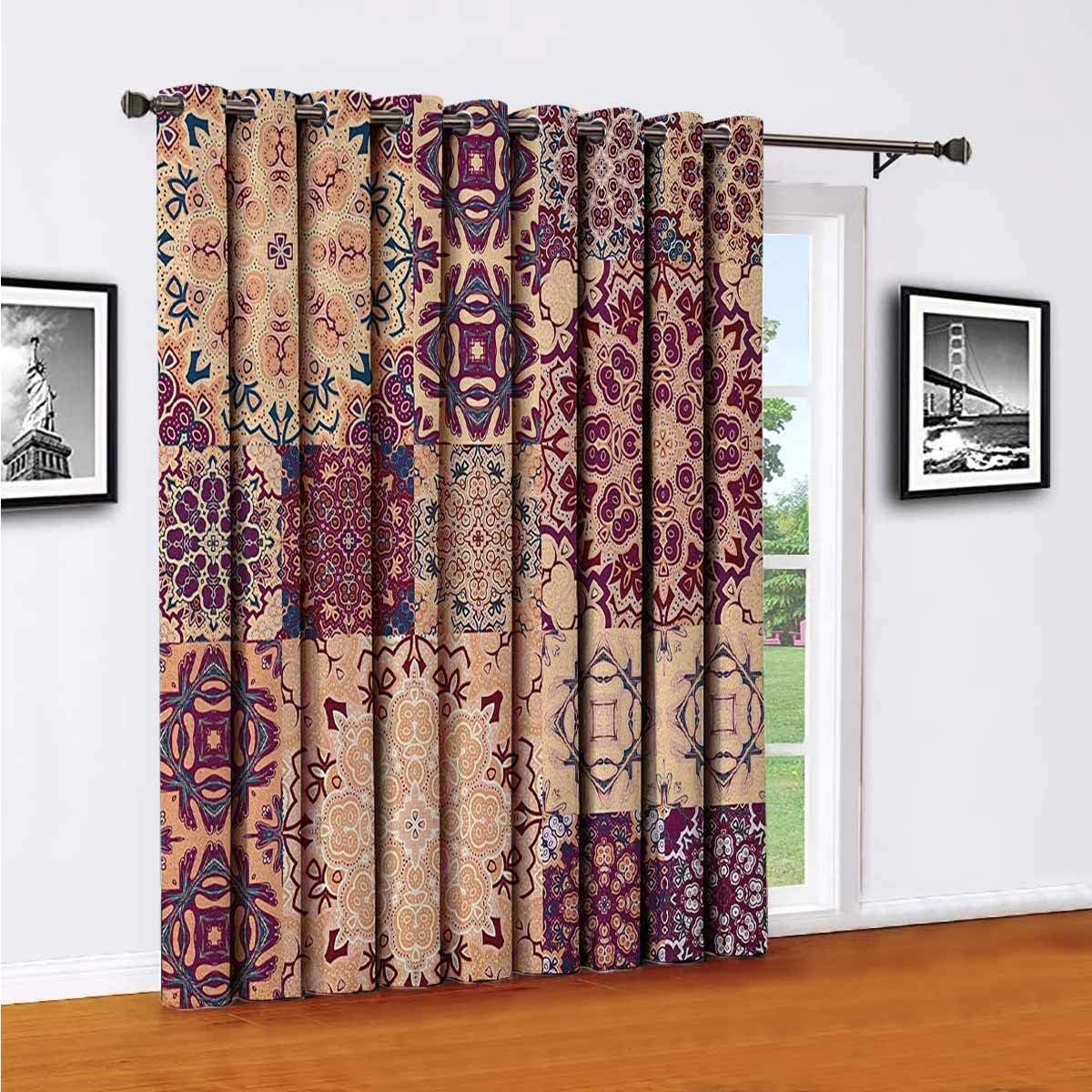 Persianas para puerta corredera marroquí, cortinas de patio, juego