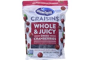 Ocean Spray Whole Craisins Dried Cranberries (64 Oz),64 Ounce (Pack of 36)