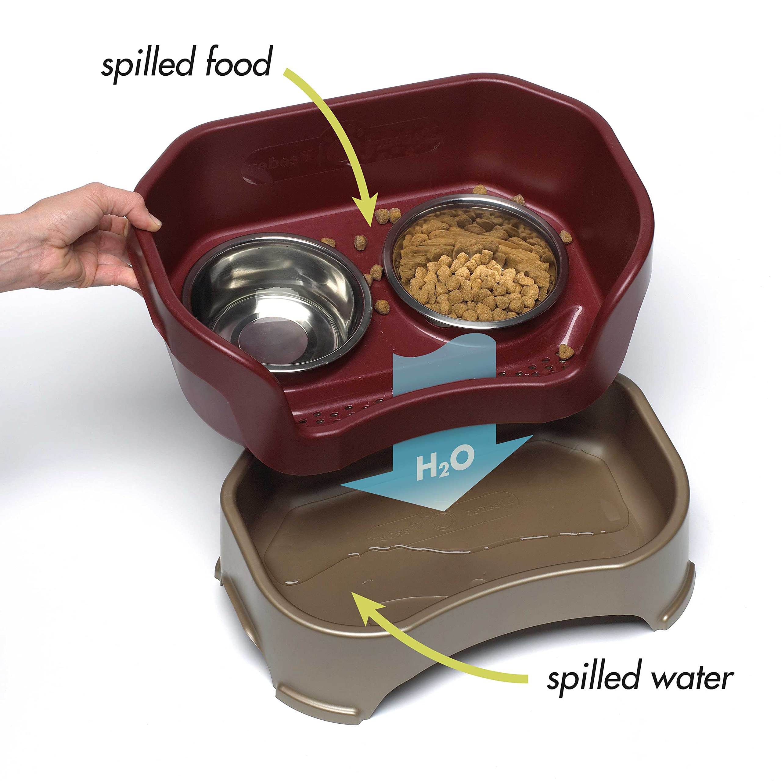 Neater Feeder Deluxe Mess Proof Cat Bowls Elevated For All Breeds