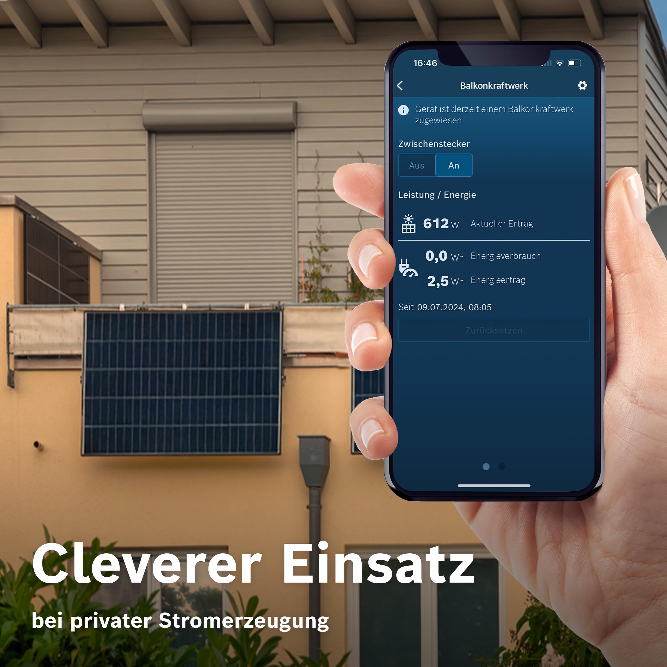 Bosch Smart Home Zwischenstecker kompakt [+M], smarte Steckdose mit Matter, Stromverbrauch messen & Energiekosten senken, App- & Sprachsteuerung, Apple Home, Google Home & Alexa kompatibel, 4er Set 4