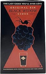 Original Sin Cidery, Cider Black Widow, 6pk, 12 Fl Oz Cans