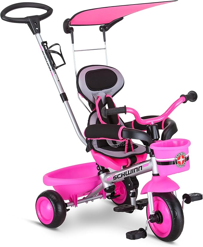 pink tricycle