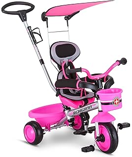 triciclo schwinn rosa