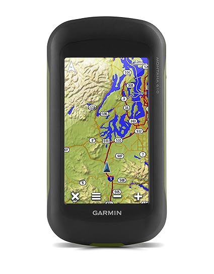 Garmin Montana 610 Outdoor-Navigationsgerät mit hochauflösendem 4'' Touchscreen-Display und ANT+ Konnektivität