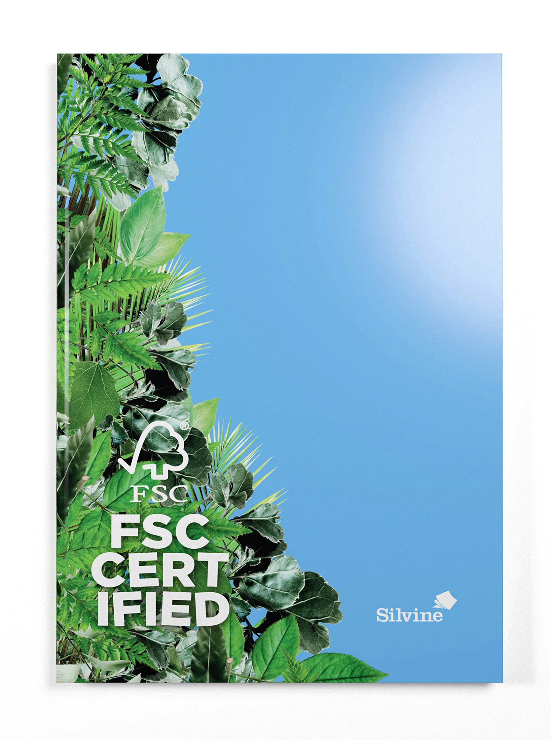 Silvine Premium A4 FSC Certified Hardback Notebook - Lined (168 Pages)