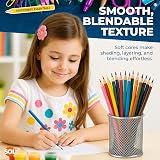 SOL 36 Colouring Pencils Assorted Set 36 Colors Break-Resistant Artist Tools view 5