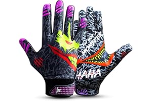 XEZROX WEAR 1.0 Football Gloves – Super Sticky Receiver Gloves Tacky Grip & Performance for Games & Training – Adult & Youth Sizes