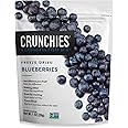 Crunchies Freeze-Dried Fruits, 100% All Natural Crispy Fruit, Non GMO and Kosher, Resealable Freeze Dried Fruit Snack Packs, Pack of 6 (Blueberries)