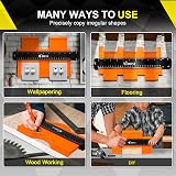 JOREST Contour Gauge 10 Inch Plus Carpenter Pencil Tool Gift Idea view 3