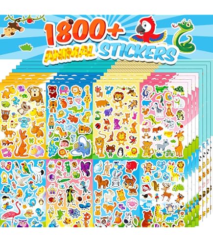 American Crafts Jordyn Kelly Aufkleber-Set – 80-teilig Mit Tagebuch, Kawaii-Sticker