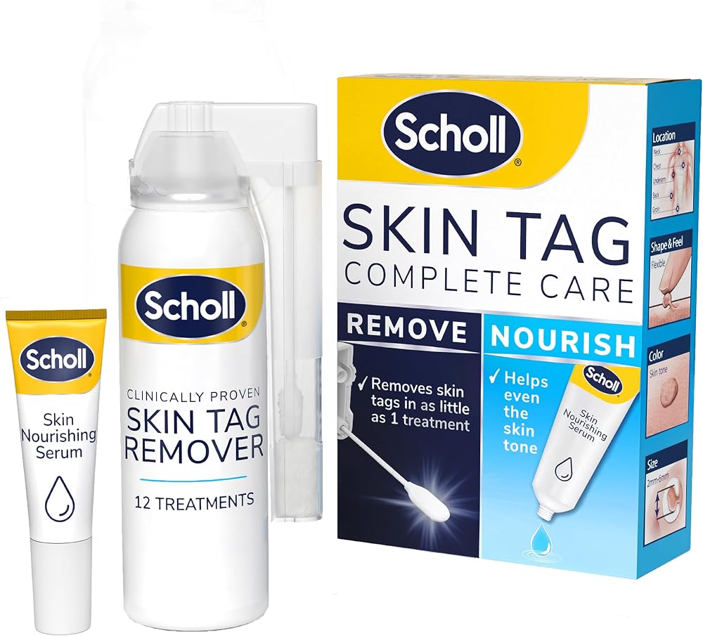 Scholl Complete Care Skin Tag Removal Kit Clinically Safe 12 Treatments