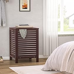 Homykic Bamboo Laundry Hamper with Lid, 120L Large