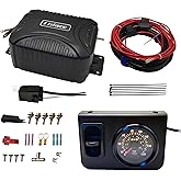 Lhfacc in Cab On Board Air Compressor System Air Pump System with Single Path Air Gauge Paddle Valve Gauge Air Line T Fittings for Trucks Vans