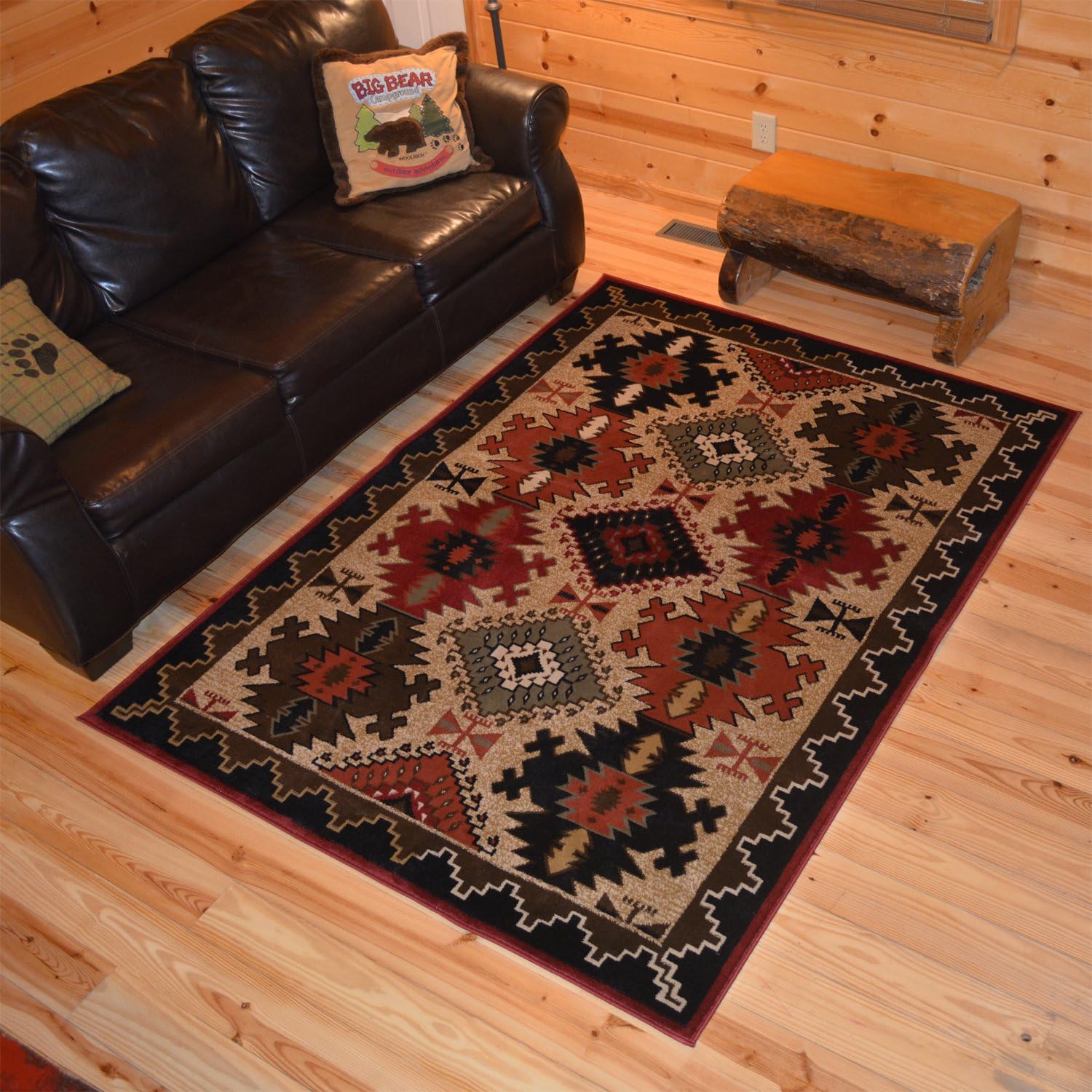 Rug Empire Rustic Lodge Southwest Southwestern Area Rug, 26
