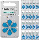 Power One Cochlear Implant Batteries (120 Batteries)