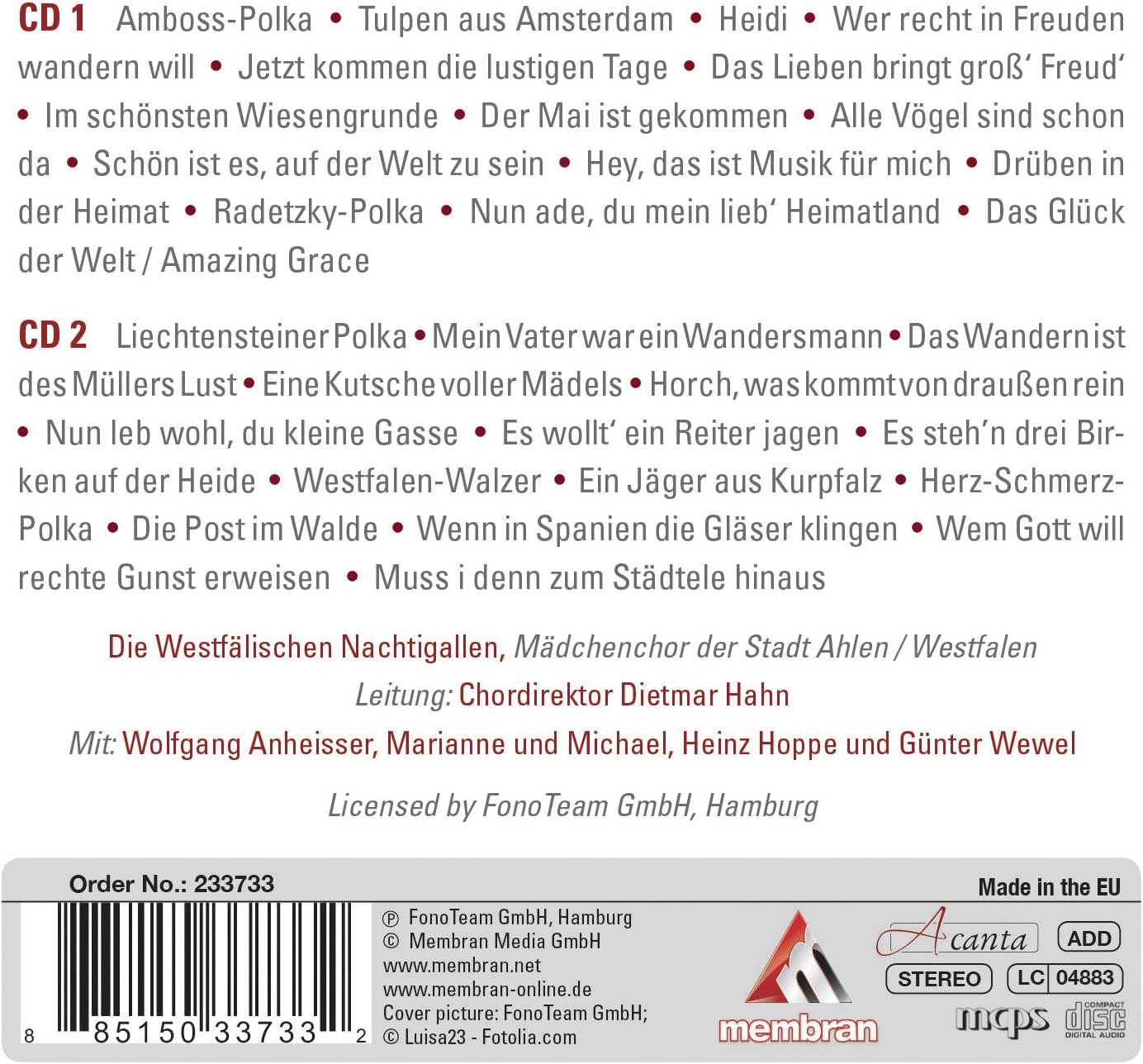 Frohlichen Lieder Der - Image 4