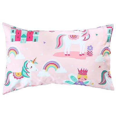 Buy Bloomsbury Mill 4 Piece Toddler Comforter Set Magic Unicorn Fairy Princess Enchanted Castle Pink Kids Bedding Set Online In Indonesia B07m95ll42