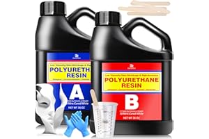 Résine de polyuréthane 2000 g de résine de coulée de polyuréthane à séchage rapide, faible viscosité, faible odeur, pour la f