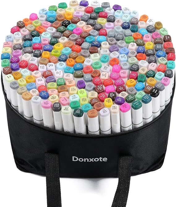 Donxote 168 Color Dual Tip Permanent Sketch