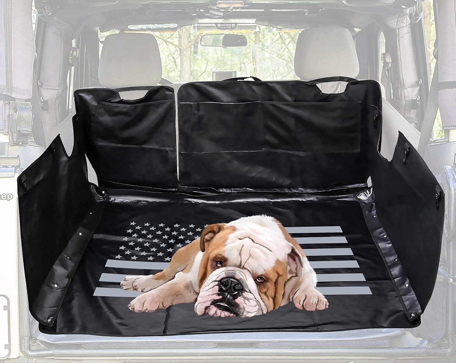 jeep wrangler back seat cover for dogs