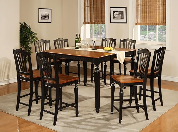 Amazon Com East West Furniture 9 Pc Counter Height Dining Room