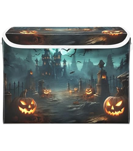 Amazon.com: xigua Halloween Ghost Pumpkin Ghosts Storage Bins with