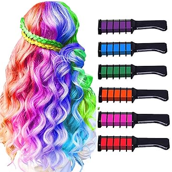 Amazon Com Hair Chalk For Girls Christmas Gift Temporary Bright