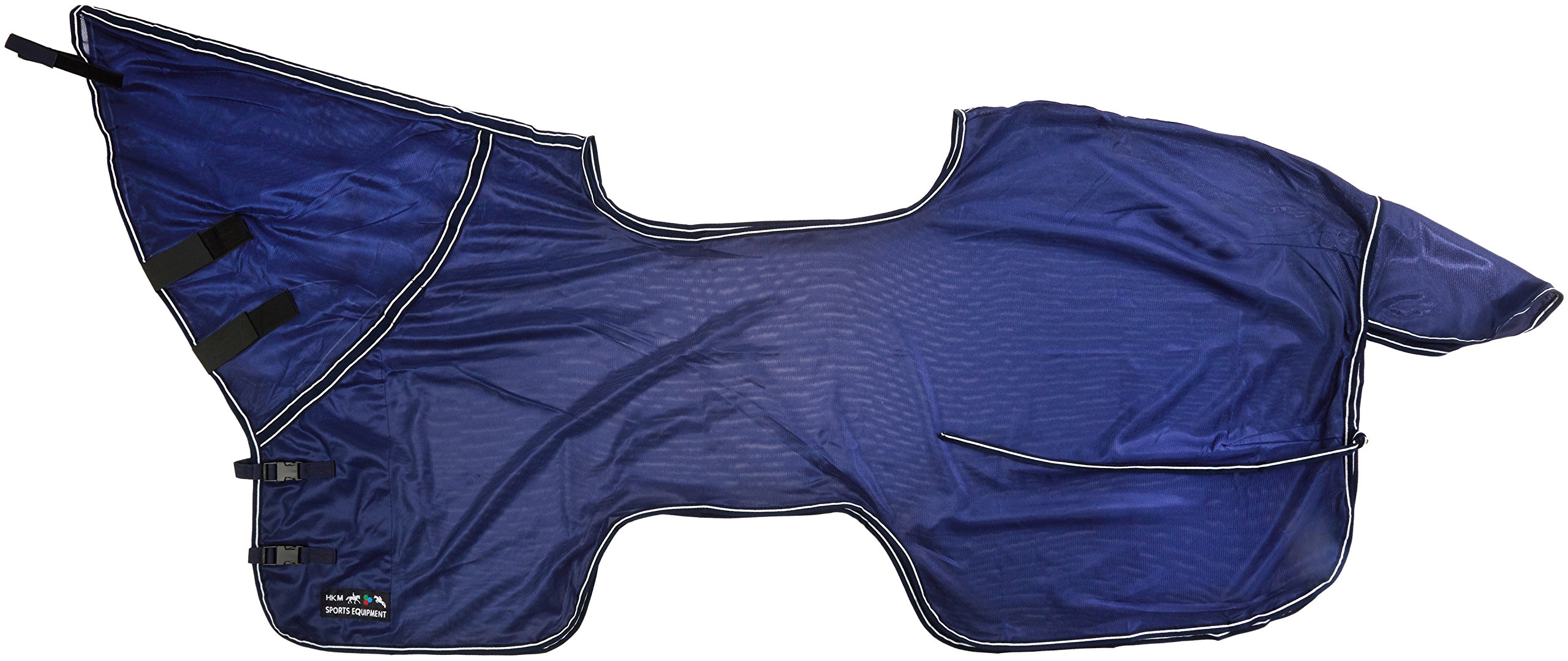 HKM Lightweight Fly Ride-On Sheet/Rug Combo Protect from Flies/Insect, 5.3 to 7.3-Inch