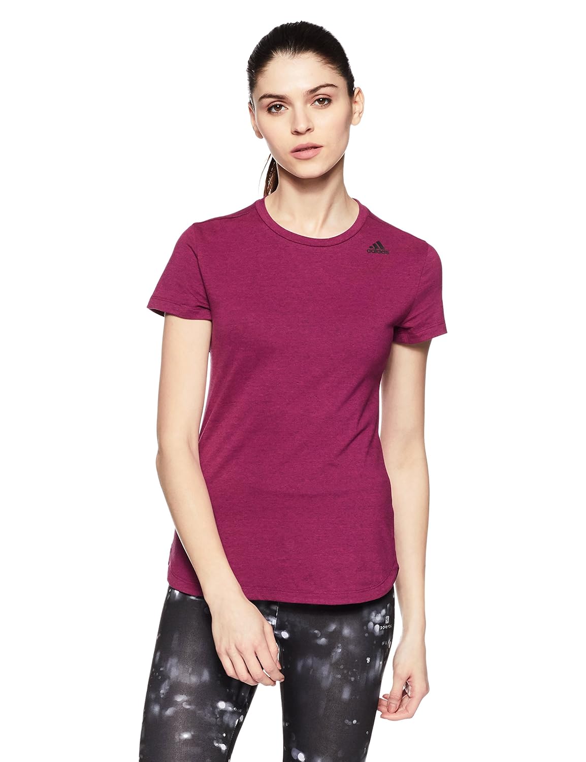 sport performance women's plain regular fit t-shirt