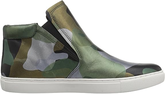 Kenneth Cole New York Womens Kalvin Mid-top Pull on Sneaker Stud Detail Techni-Cole 37.5 Lining