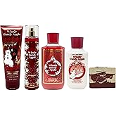Bath & Body Works Winter Candy Apple - Ultimate Hydration Body Cream, Fine Fragrance Mist, Shower Gel and Mosturizing Body Lotion - with a Cherry On Top Bar Soap