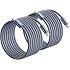 LISEN 10FT USB C Cable Fast Charging, 240W Long USB C to USB C Cable | 2-Pack, Midnight | USBC Cable for iPhone 17/16/15 Pro 