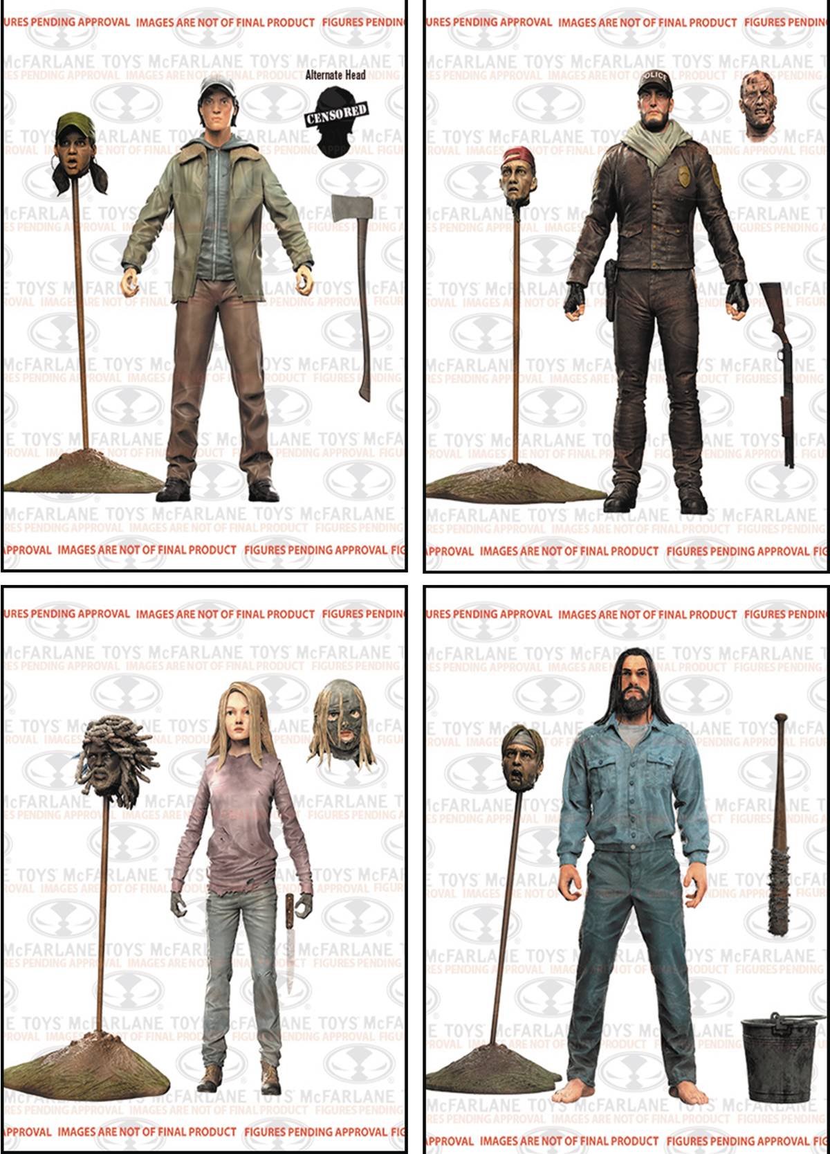 The Walking Dead TV Version Action Figure Negan 13 cm - McFarlane - TV & Movies - Giocattoli | Feltrinelli