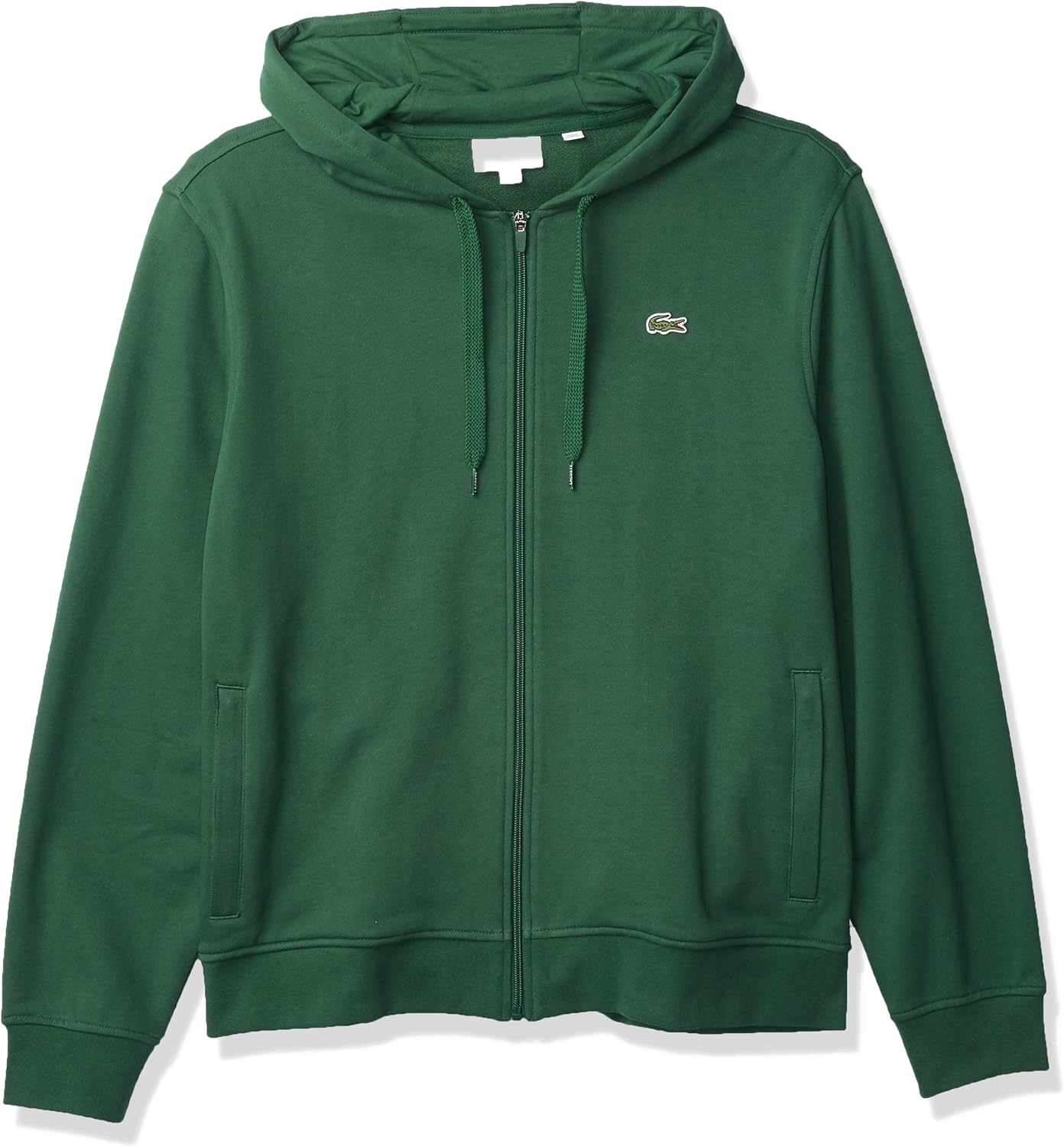 Lacoste Mens Sport Long Sleeve Fleece Full Zip Hoodie Sweatshirt at  Men’s Clothing store