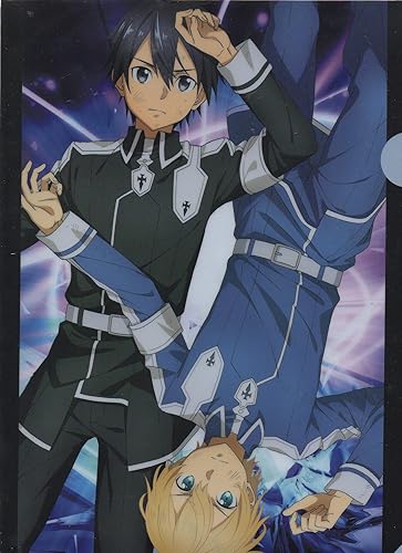 Amazon クリアファイル ソードアート オンライン アリシゼーション アニメイト ガチャ キリト ユージオ アニメ 萌えグッズ 通販