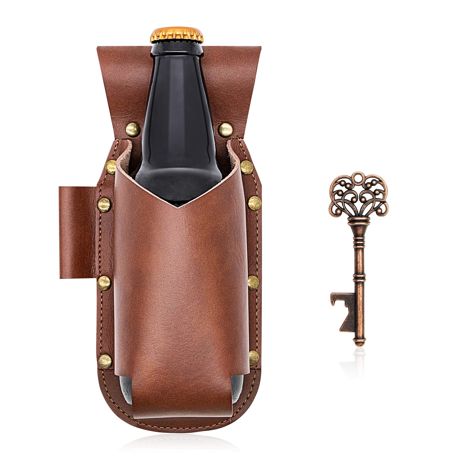 iPihsius Bier Holster, Bier Holster für Herren, Einfaches V-förmiges Design
