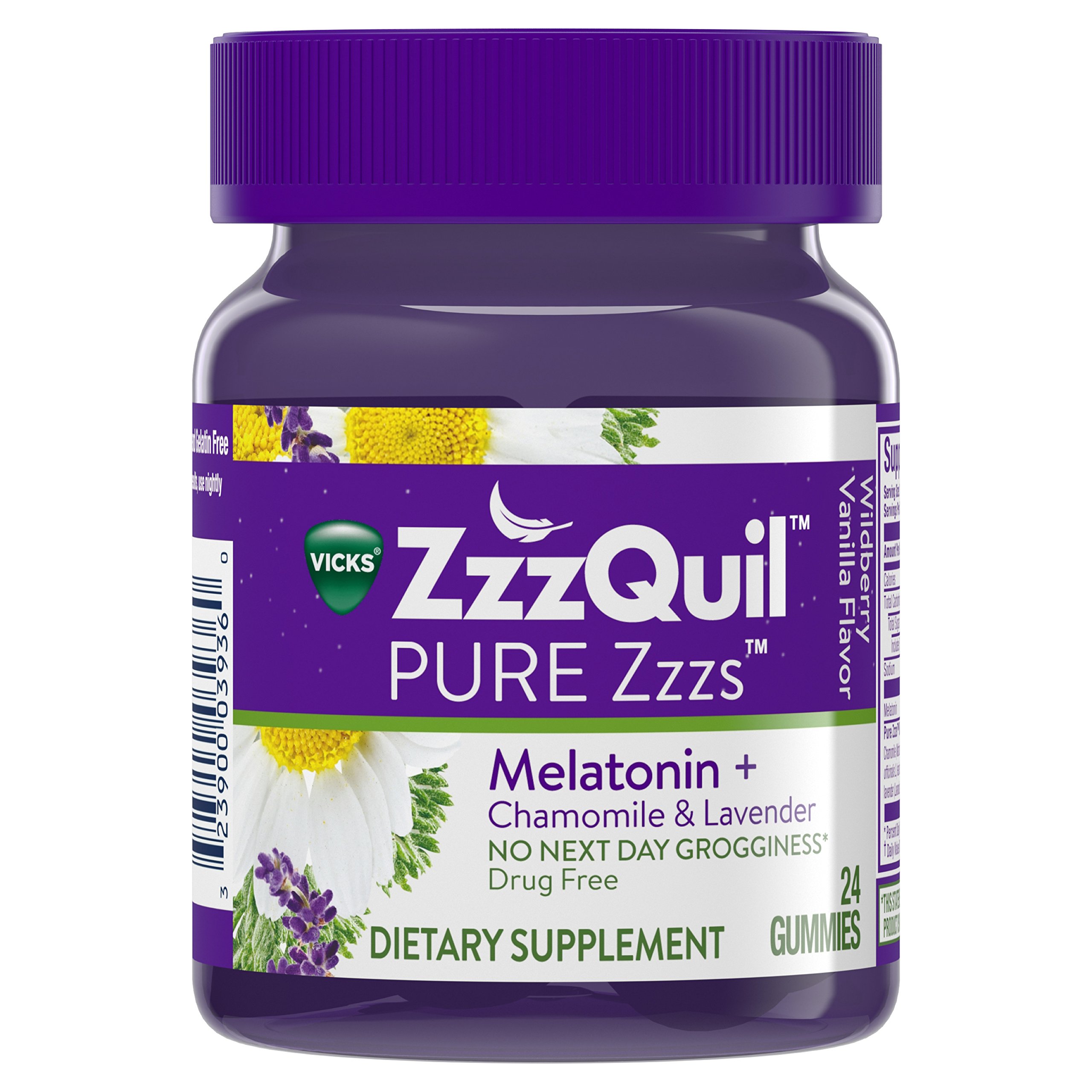 Vicks ZzzQuil Nighttime Sleep Aid, Warming Berry Liquid