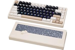 KEEBMONKEY WOBKEY Rainy 75 Aluminum Violet/Cocoa Switches Mechanical Keyboard with Superior Acoustics, Wired, BT, 2.4G Wirele