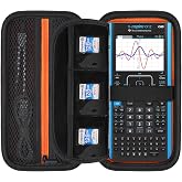 Elonbo Carrying Case for TI-Nspire CX II CAS/CX II/CX/CX CAS Calculator | Texas Instruments TI-Nspire CX II CAS/ CX II/ CX/ CX CAS Color Graphing Calculator Hard Bag, for Protective Storage, Black