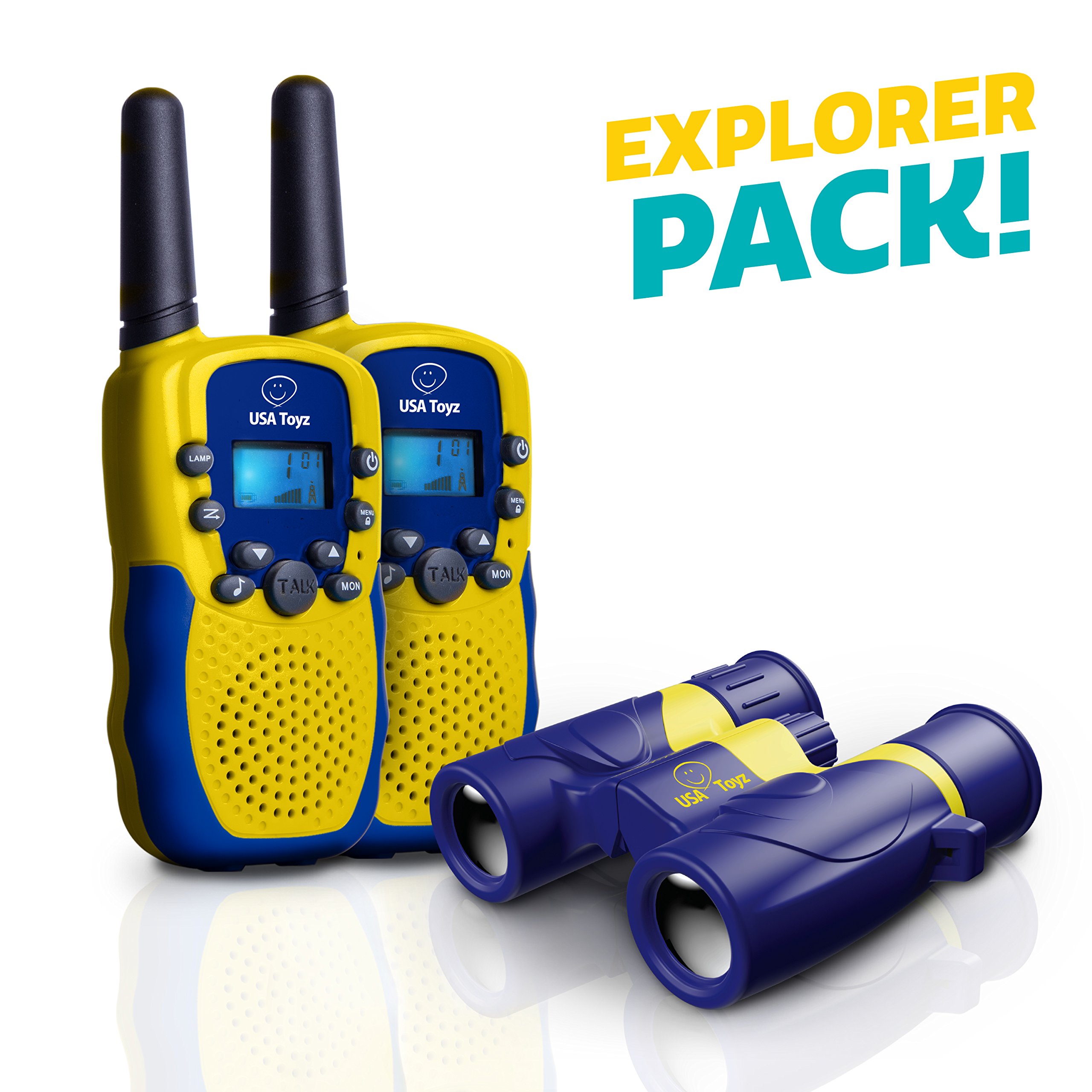 Walkie Talkies for Kids with Kids Binoculars Set “Vox Box” Voice