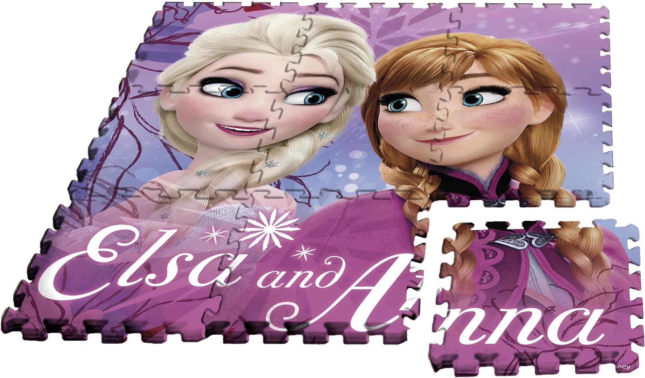 Kids Licensing WD17627 Frozen Foam Puzzle Mat