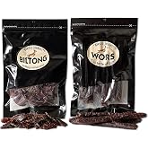 Bledie Lekker&reg; Biltong Droewors Bundle (8oz + 8oz) real South African style