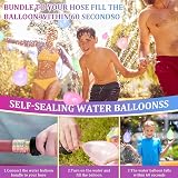 Gillterway 555 PCS Water Balloons 10 Second Rapid-Fill Self-Sealing view 3
