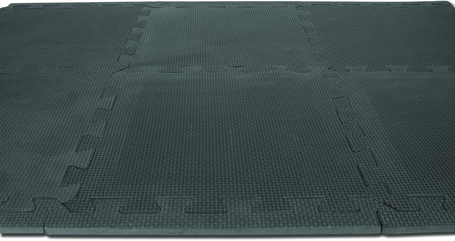 Performance Tool W88989 24" X 24" Protective Diamond Shape Anti-Fatigue Interlocking Floor Mat (24 Square Feet) - Kitchen Mats - 