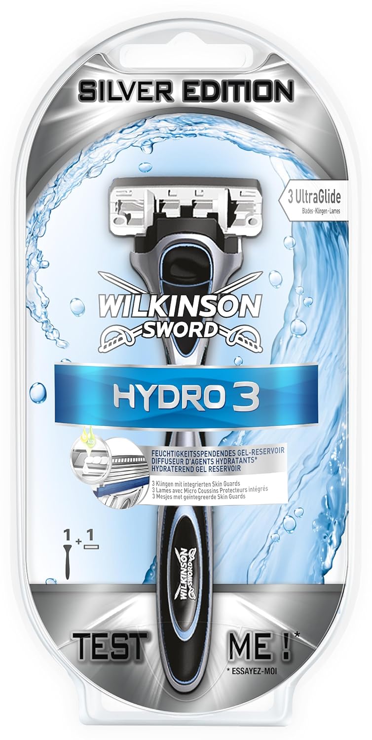 Wilkinson Hydro 3 Blade Razor One Up Silver Edition Amazon.co.uk