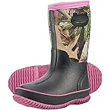 HISEA Kid's Rain Boots Waterproof Muck Mud Boots for Boys Girls Toddlers